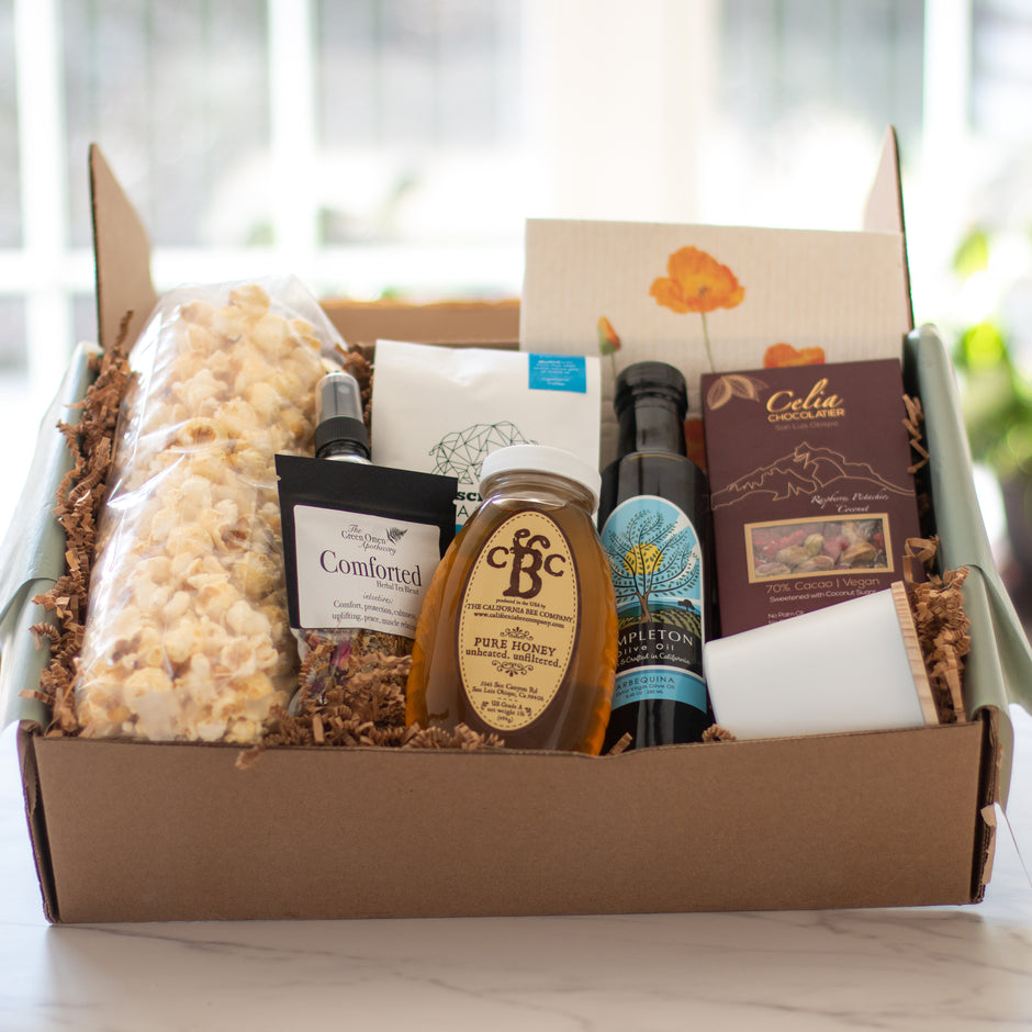 Local Gift Boxes Curated boxes showcasing the Central Coast